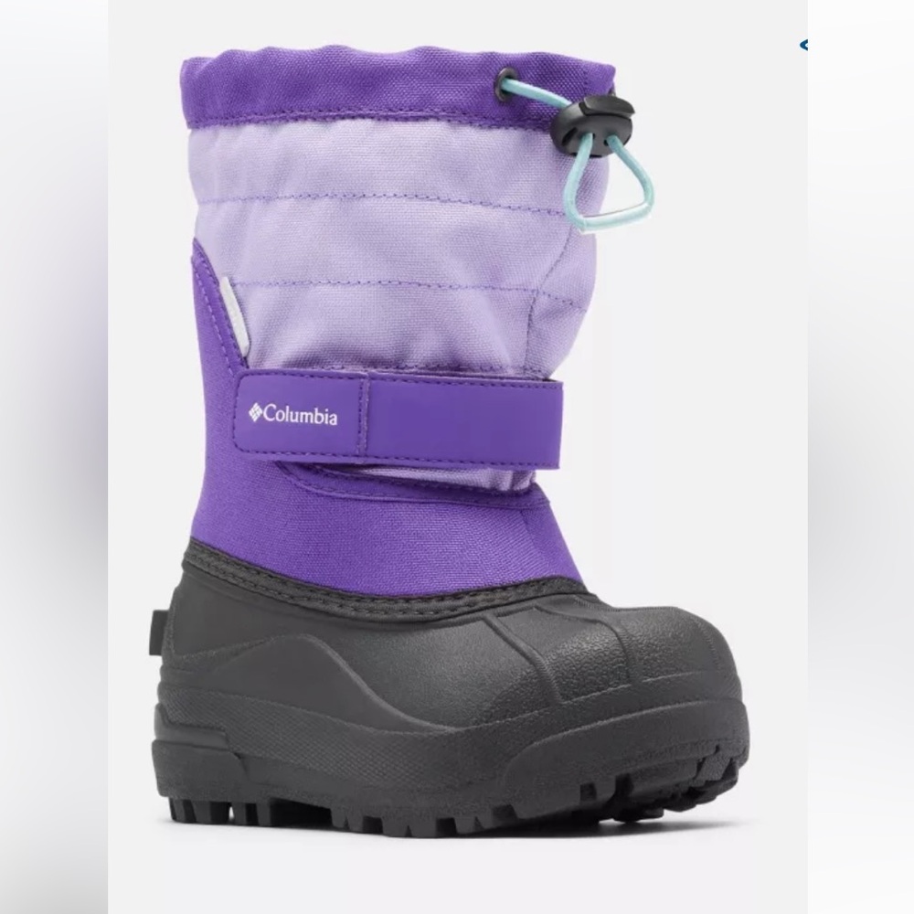 Columbia Toddler Powderbug Plus II Snow Boot Size 5 Emperor/Paisley Purple